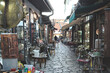 Bascarsija, an oriental bazaar and an old Ottoman historic center of Sarajevo, Bosnia and Herzegovina