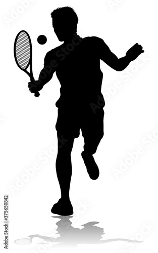 A tennis player man male sp...