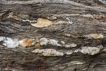 Natural, Background Of Quartz Veins Running Through A Grey Rock