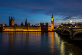 Fototapeta Big Ben - big ben and london's parliament building at night
