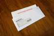 © Rix Pix - Close-up Of An Eviction Notice In Envelope on Desk