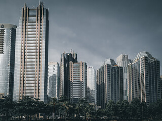 skyscrapers in Jakarta, Indonesia