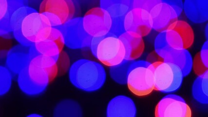 Wall Mural - abstract bokeh background LED blinking