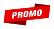 promo banner template. ribbon label sign. sticker