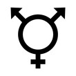 bisexual man gender symbol of sexual orientation line style icon