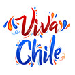 Viva Chile Translation: Long Live Chile, Traditional Chilean Celebration.