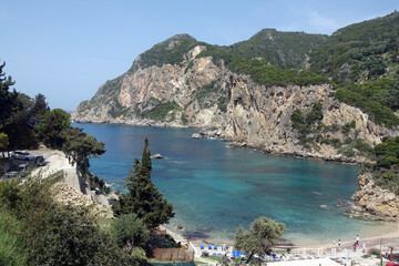 Wall Mural - Bucht bei paleokastritsa, Korfu