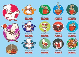  kitchen chef icon logo