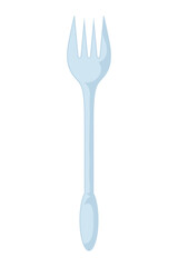 Canvas Print - fork kitchen cutlery isolated icon