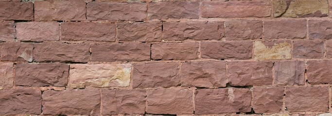 Red Sandstone Wall High-Res Texture