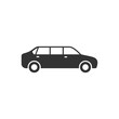 © motorama - Limousine car glyph or vehicle concept