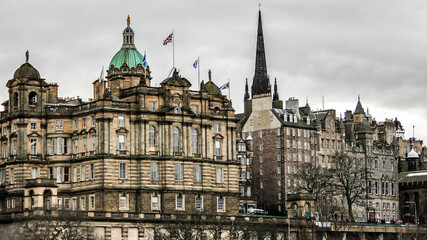 Wall Mural - Edinburgh, Scotland. Architecture of the city.