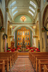 Canvas Print - Cathedral Basilica of Saint Francis of Assisi Santa Fe New Mexico USA