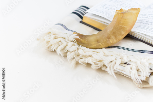 Cuadros en Lienzo Jewish new year Rosh Hashana and Day of atonement Yom Kipur, jewish holidays sym