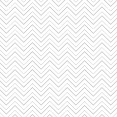 Wall Mural - Zig zag chevron mint black and white tile pattern