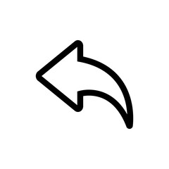 Poster - computer back arrow button icon