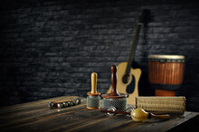 Djembe, Percussion Instruments & Acoustic  Guitar