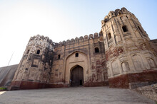 One Of The Old Gates Of Lahore Fort In Pakistan