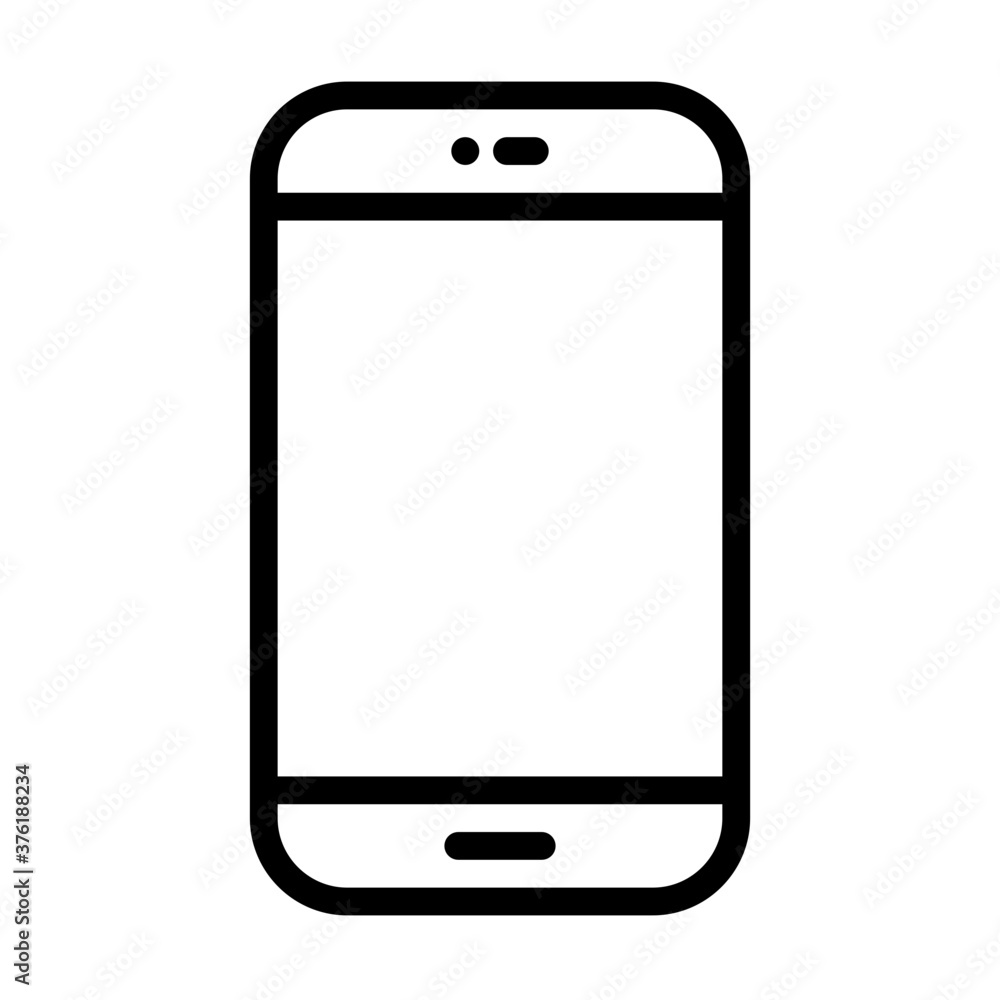 handphone icon Stock Vector | Adobe Stock