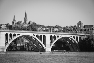 Wall Mural - Key Bridge and Georgetown - Washington D.C. United States of America