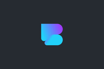 Technology Letter b Logo Template