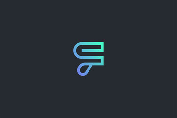 Technology Letter F Logo Template