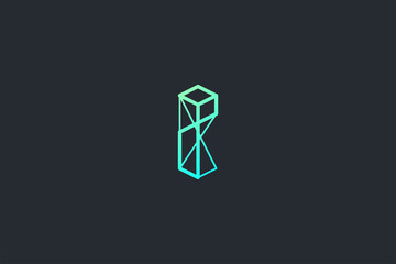 Technology Letter I Logo Template