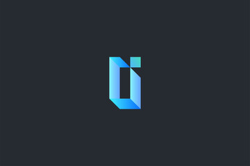 Technology Letter I Logo Template