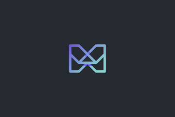 Technology Letter M Logo Template