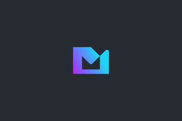 Technology Letter M Logo Template