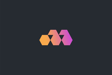 Technology Letter M Logo Template