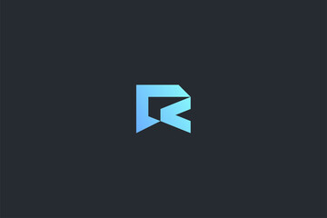 Technology Letter R Logo Template