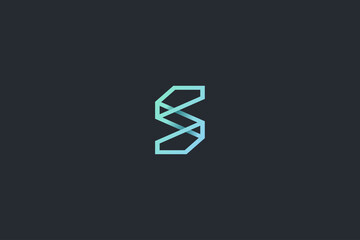 Technology Letter S Logo Template