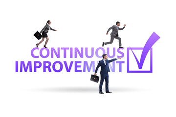 Continuous improvement concept in business