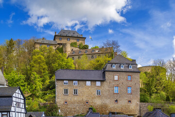 Poster - View of Blankenheim castle on the hill, Germany