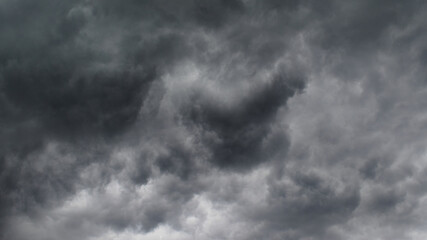 Wall Mural - Ominous and heavy clouds before the hurricane