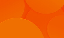 Circles Orange Texture Background. Simple Modern Design Use For Summer Holiday Concept.