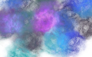 Wall Mural - abstract sky background nebula, galaxy, illustration
