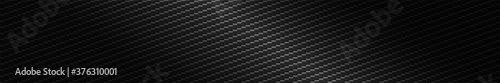 Fotografía Panoramic texture of black and gray carbon fiber