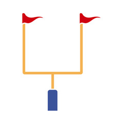 Wall Mural - American Football Goal Post Icon