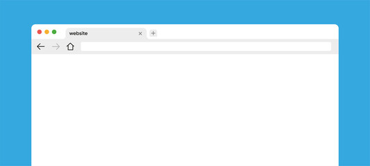 Browser Website Search Internet Vector Tab Template