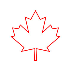 maple leaf vector icon. maple leaf vector illustration. canada vector symbol maple leaf clip art. re
