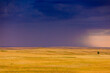 © robertharding - Rolling plains against a dark stormy sky in the Badlands, South Dakota