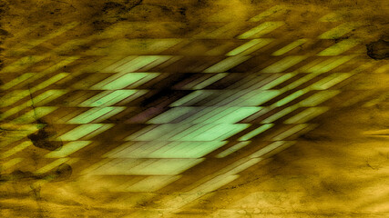 Green and Gold Vintage Grunge Texture Image