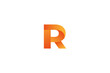 © rifalfahrudin - Abstract letter R logo design . Letter R logo with Orange color . vector illustration