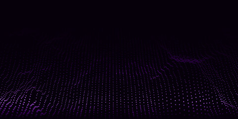 Wall Mural - 3d abstract digital technology background. futuristic sci-fi user interface concept with gradient do