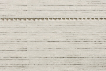 Wall Mural - Modern white brick wall texture for background