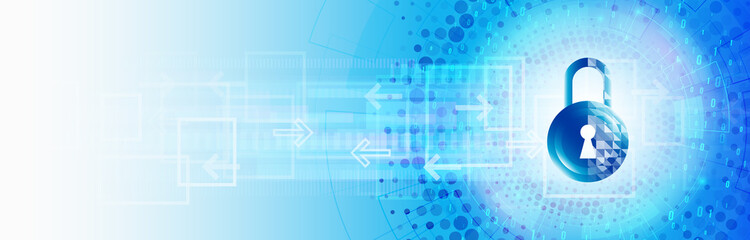 Aufkleber - Digital security and network protection. Cybersecurity for internet projects. Antivirus technology web services.