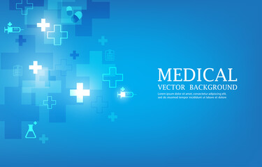 Wall Mural - vector abstract modern wallpaper medical concept