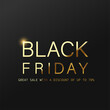 © Azad Mammedli - Black Friday sale background. Vector illustration